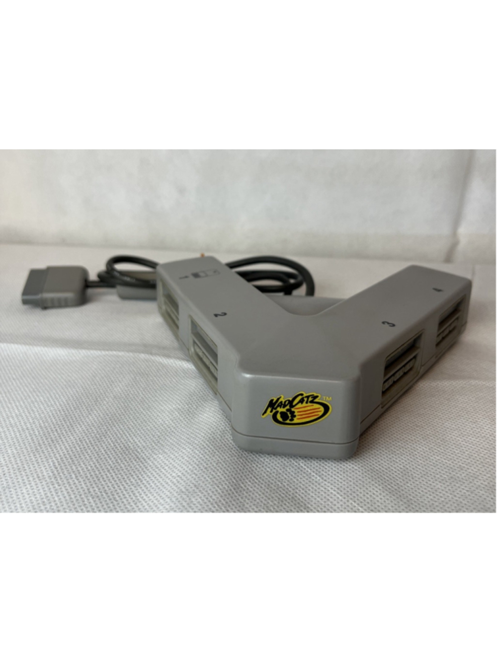 Playstation 1 PS1- MadCatz 4 Way Controller Splitter; 4-Player MultiTap - Tested